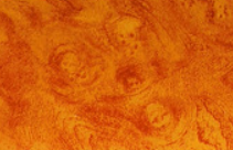PVC - Laminated Swirl Vein Marble Print - Dark Orange/Sienna