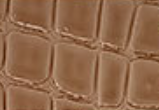Patent Alligator Faux Leather - Medium Pattern - Tan