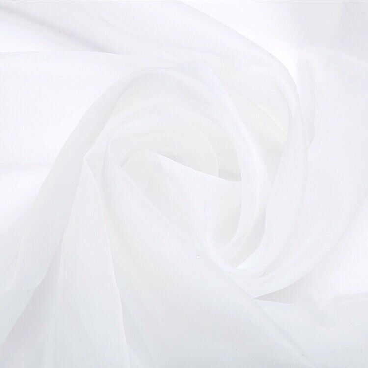 Plain Organza - White
