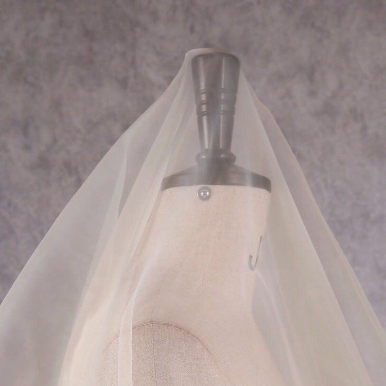 Shimmered Organza - Ivory