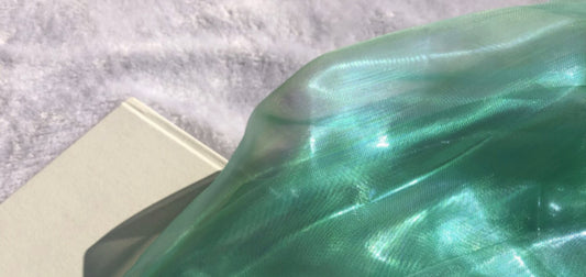 Holographic Organza - Spring Green/Holographic