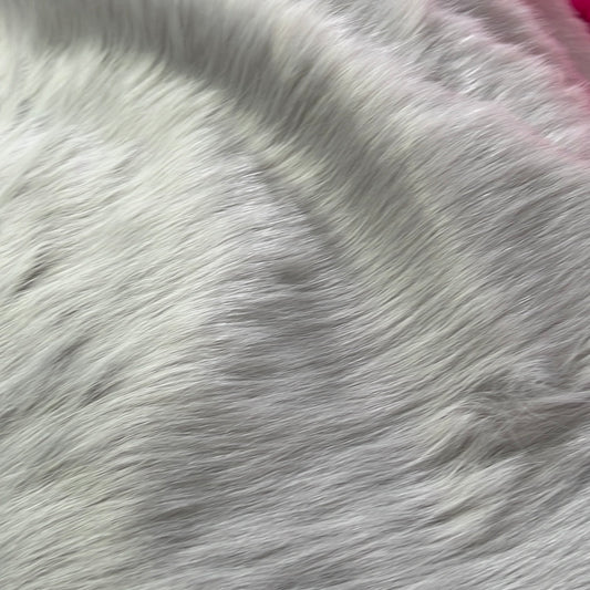 Faux Fox Fur - Medium Pile - Gainsboro Grey