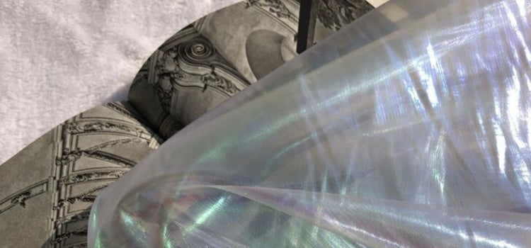 Holographic Organza - White